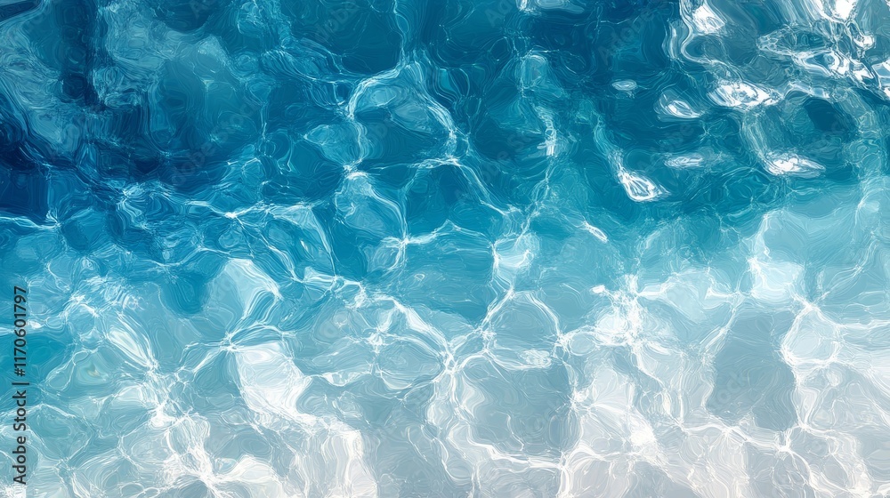 Obraz premium Clear Water Ripples Surface Concept Design, Generative AI