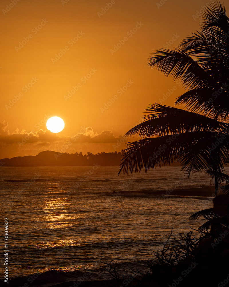 Obraz premium Sunrise. Arecibo, Puerto Rico