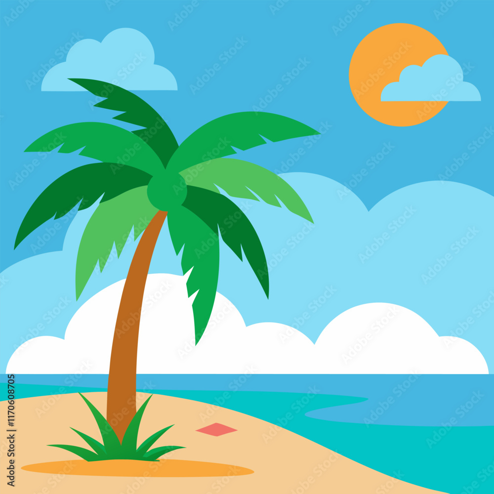 Obraz premium tree on the beach