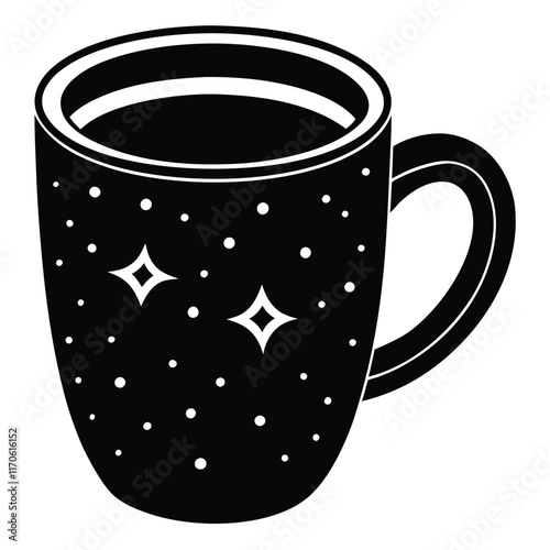 Fantastic pattern coffee mug vector file  