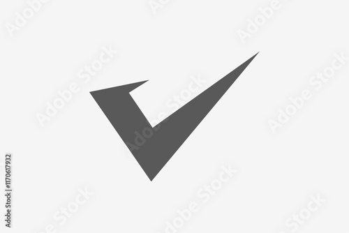Free Download Letter V bold sport move logo - GFXLoad