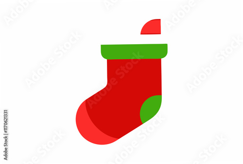 red christmas sock