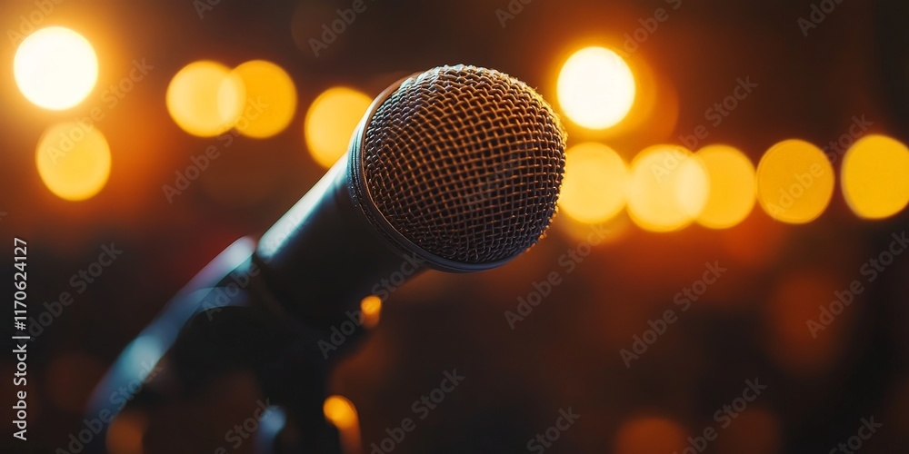 A moody recording studio with a microphone, warm lighting, and acoustic foam, representing creativity and professionalism in audio and podcasting. A moody recording studio with a microphone, warm lighting, and acoustic foam, representing creativity and professionalism in audio and podcasting.