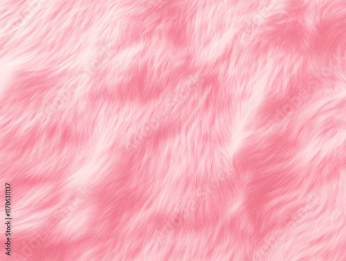 Pink and white fur texture background. Soft and fluffy pattern. Abstract pastel backdrop for design and print