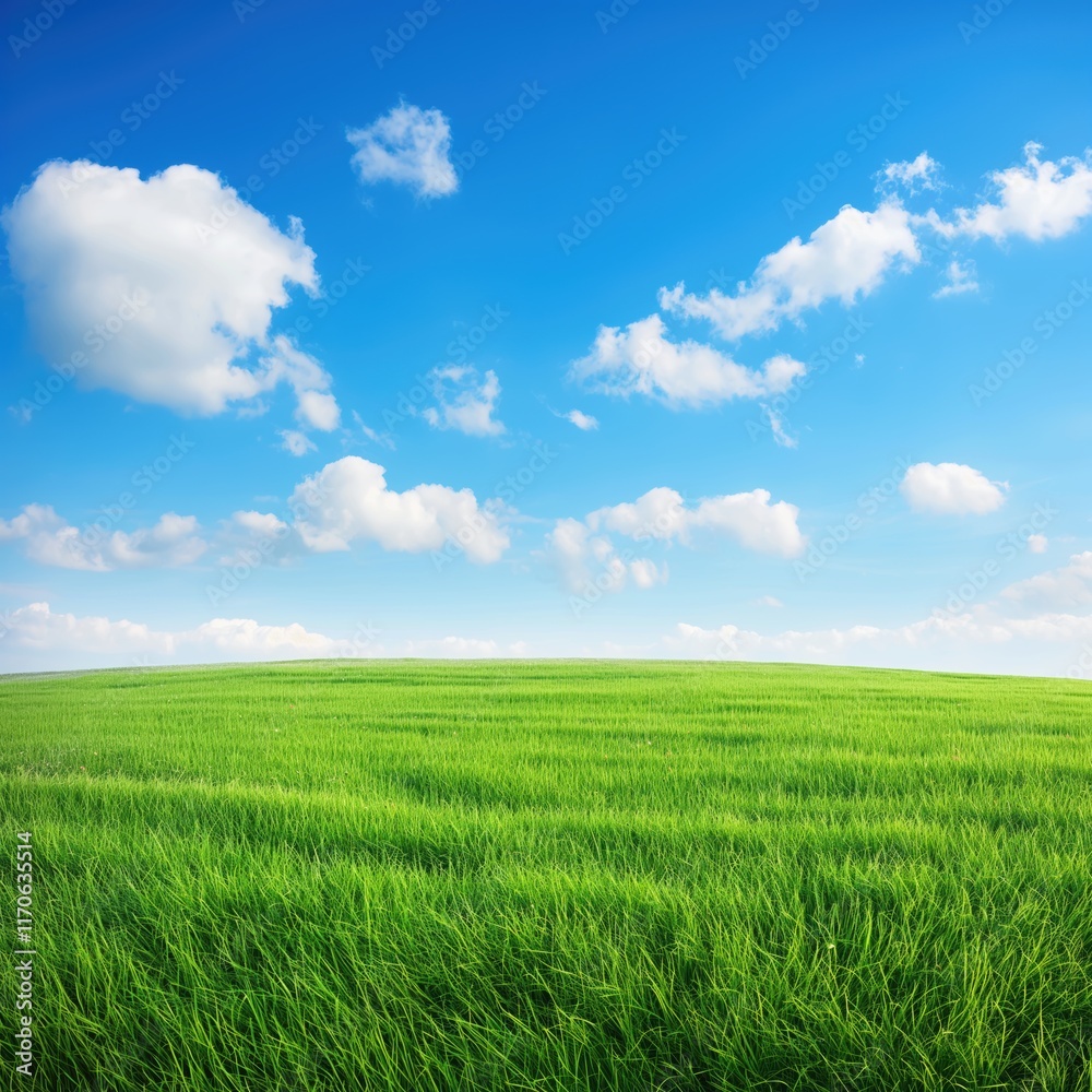 Vibrant Green Grass in the Freshness of Spring Vibrant Green Grass in the Freshness of Spring