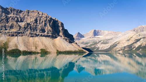 banff national park bow lake photo