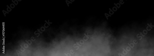 Realistic swirling smoke effect with fog and atmospheric motion.