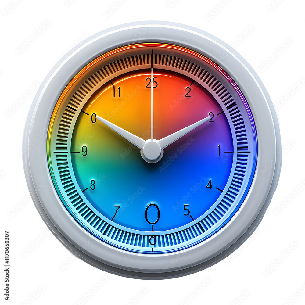A modern round white graphic of a temperature meter isolated on transparent background
A modern round white graphic of a temperature meter isolated on transparent background