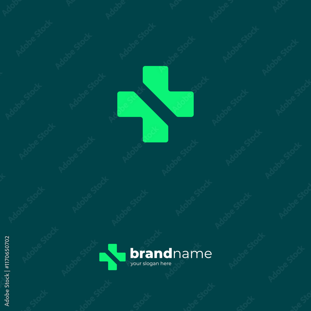 Obraz premium The Letter MEDICAL sign, which is approachable and conveys confidence in your ability to innovate and make a real impact.