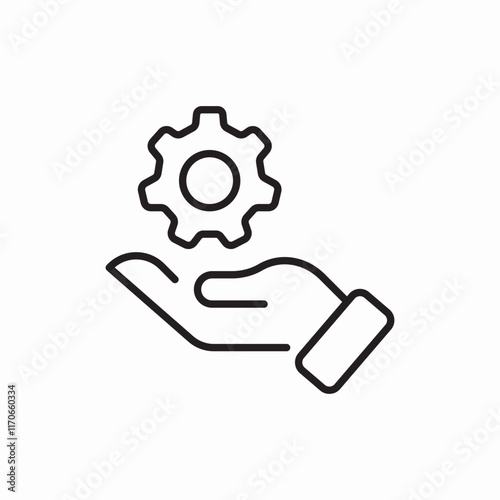 Support Service Settings Management Tool Icon Vector Sign