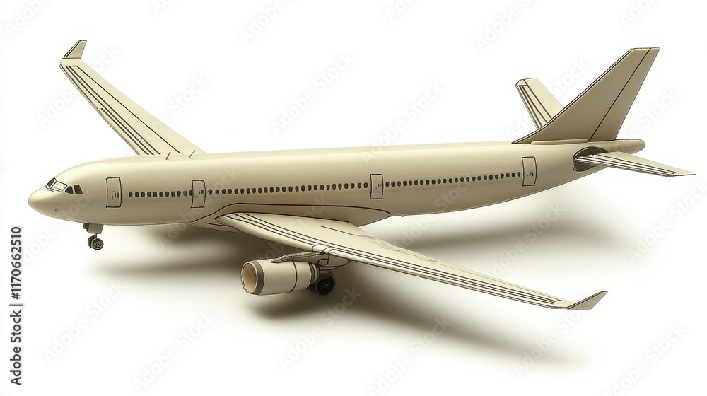 Airplane Isolated: Aviation, Aerospace, Travel, and Transportation Airplane Isolated: Aviation, Aerospace, Travel, and Transportation