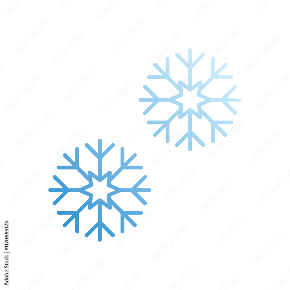 Snowflake vector icon stock illustration Snowflake vector icon stock illustration