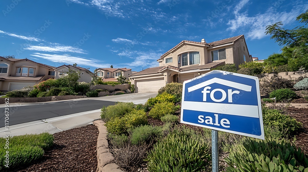 House For Sale in a Sunny Suburb House For Sale in a Sunny Suburb