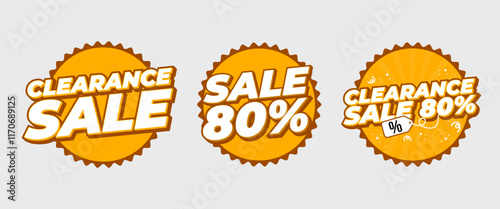 Collection Trendy Discount Clearance Sale Banner