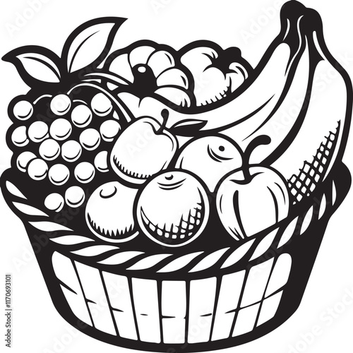 Line art Line art fresh food icon design 