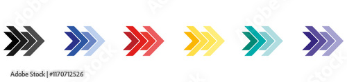 Free Download Arrow set icon. Colorful arrow symbols. Arrow isolated vector graphic elements. Vector Illustration. Vector Graphic. EPS 10 - GFXLoad