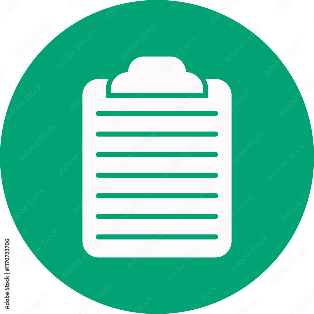 Document Holder glyph circle icon Document Holder glyph circle icon