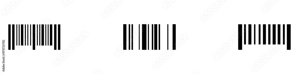 Barcode vector icon set. Retail barcodes collection. Vector Illustration. EPS 10 Barcode vector icon set. Retail barcodes collection. Vector Illustration. EPS 10