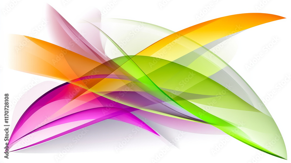 Fototapeta premium Colorful abstract background with dynamic shapes