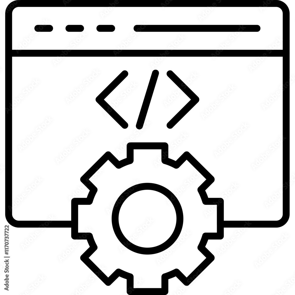Web Development Icon Web Development Icon