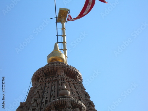 Jain temples on top of Shatrunjaya hill. Palitana (Bhavnagar district), Gujarat, India