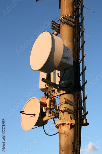 Telecom base station in Spain photo