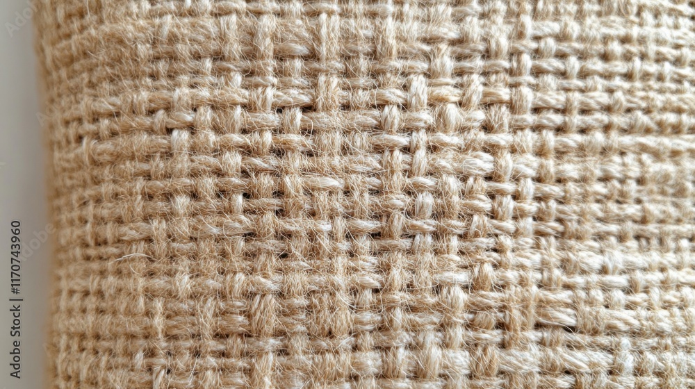 Texture of woven natural fibers creates an elegant backdrop in a sunlit space, showcasing craftsmanship and earthy tones. Generative AI Texture of woven natural fibers creates an elegant backdrop in a sunlit space, showcasing craftsmanship and earthy tones. Generative AI