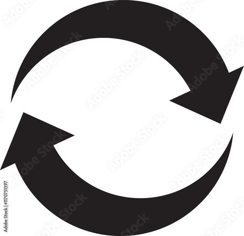 two arrow spin icon, recycle round, circle refresh or restart, letter p refresh logo, letter p arrow logo, letter o arrow logo with vector