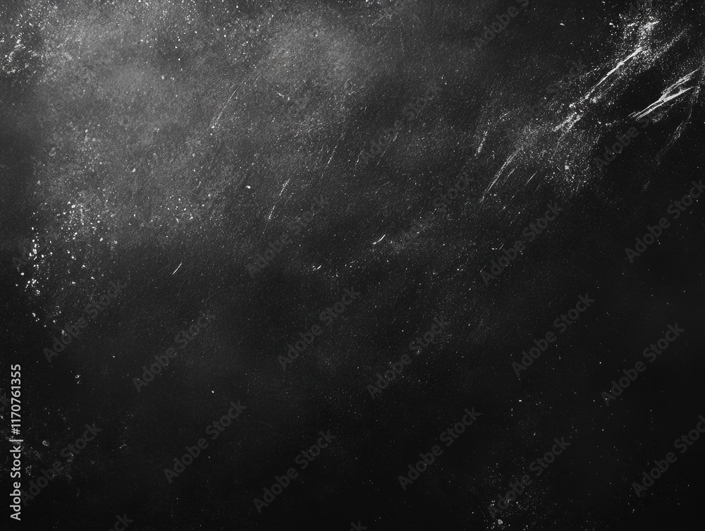 Black Texture Background with White Dust and Scratches Grunge Overlay for Design Projects Black Texture Background with White Dust and Scratches Grunge Overlay for Design Projects