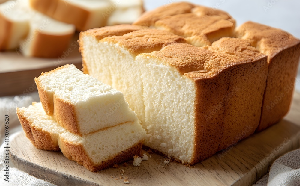 Delicious Loaf Cake Sliced And Ready To Eat Delicious Loaf Cake Sliced And Ready To Eat