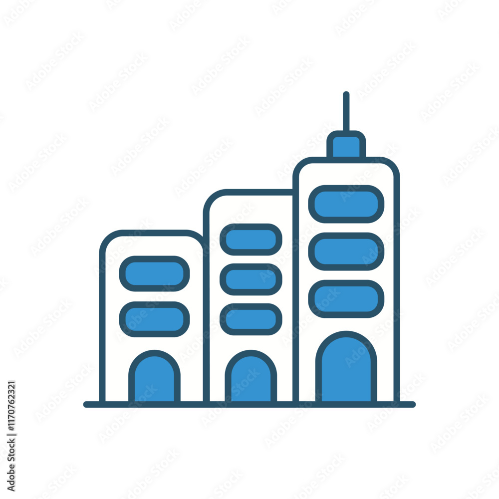 Apartment vector icon stock illustration Apartment vector icon stock illustration