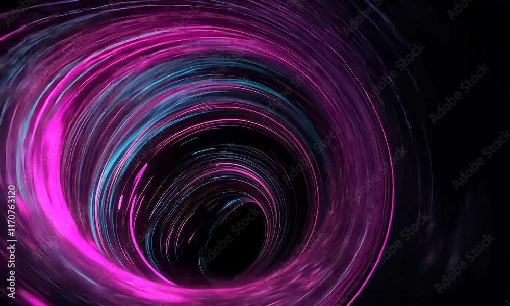 Vibrant Swirling Vortex with Light Trails Vibrant Swirling Vortex with Light Trails