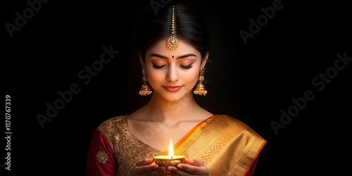 Diwali Celebration: A young...