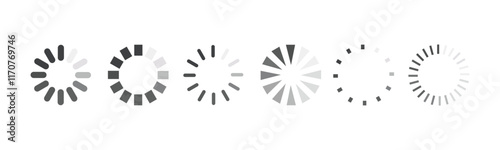 Loading Icon Isolated on white Background