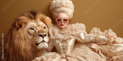 Regal Lioness: A captivatin...