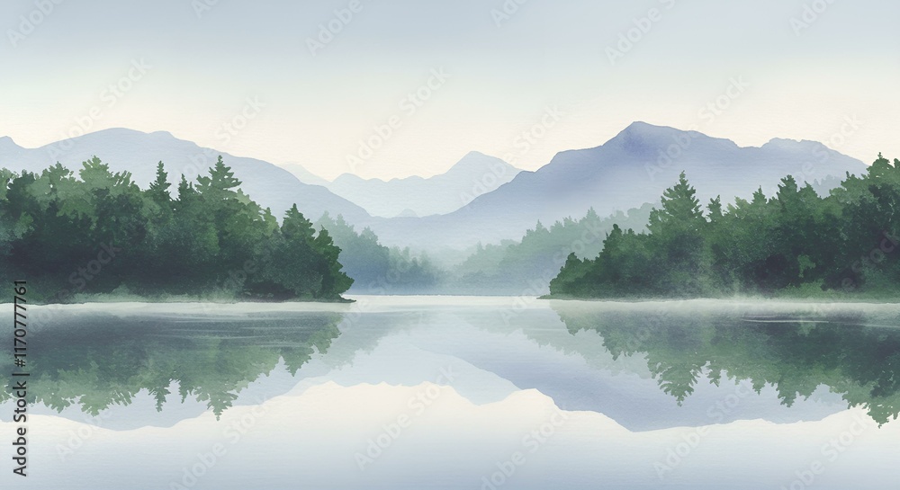 lake in the mountains