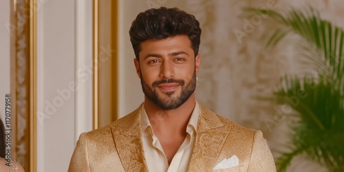 Confident Man in Elegant Su...