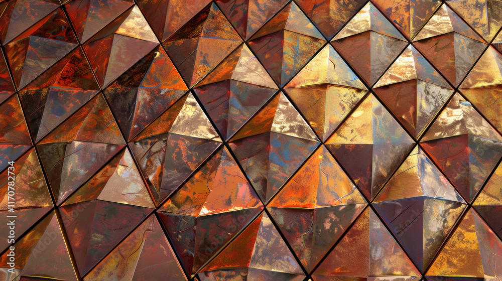 Obraz premium abstract geometric background with triangles
