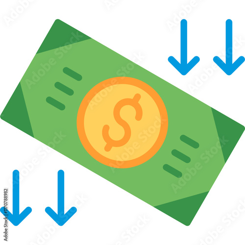 Deflation Icon