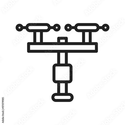 Weather Station icon vector image. Suitable for mobile apps, web apps and print media.