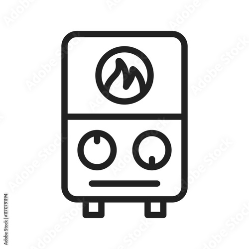 Water Heater icon vector image. Suitable for mobile apps, web apps and print media.