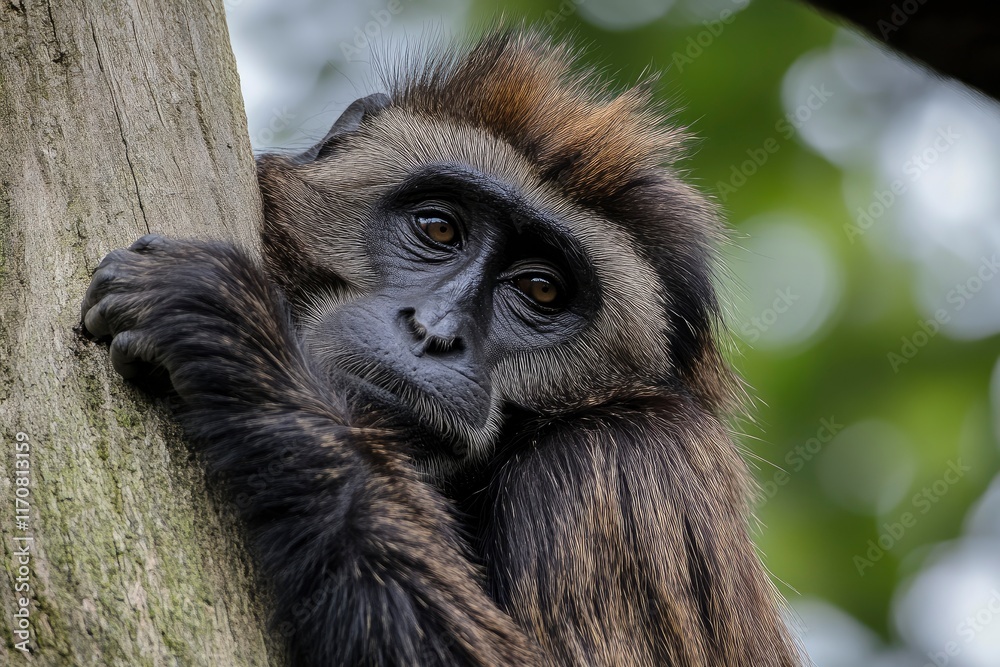 Obraz premium Gelada monkey in Simien mountain 