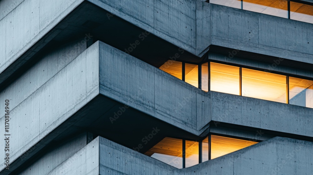 Modern Architecture with Smooth Concrete Surfaces Modern Architecture with Smooth Concrete Surfaces