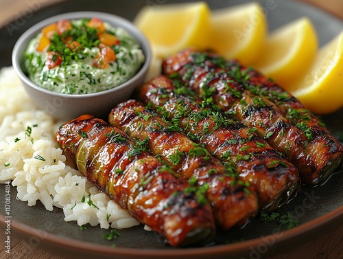 Stuffed Grape Leaves Delight photo