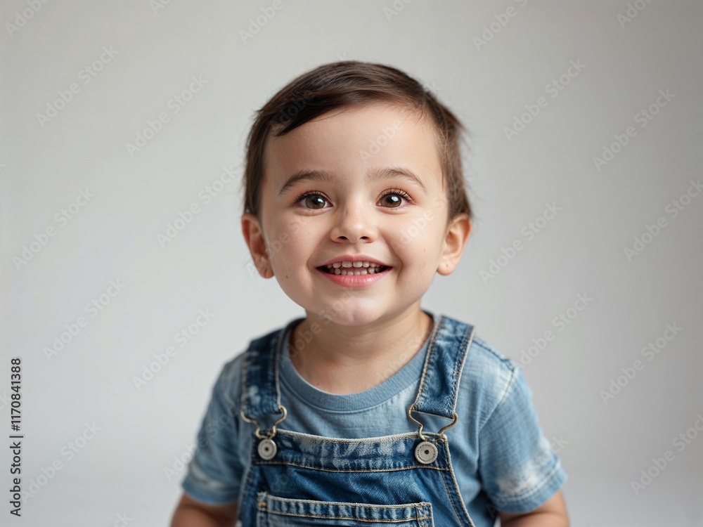 a cute handsome toddler boy wearing casual clothes smiling happily wearing casual clothes plain background portrait shot a cute handsome toddler boy wearing casual clothes smiling happily wearing casual clothes plain background portrait shot
