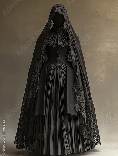 traditional irish mourning attire