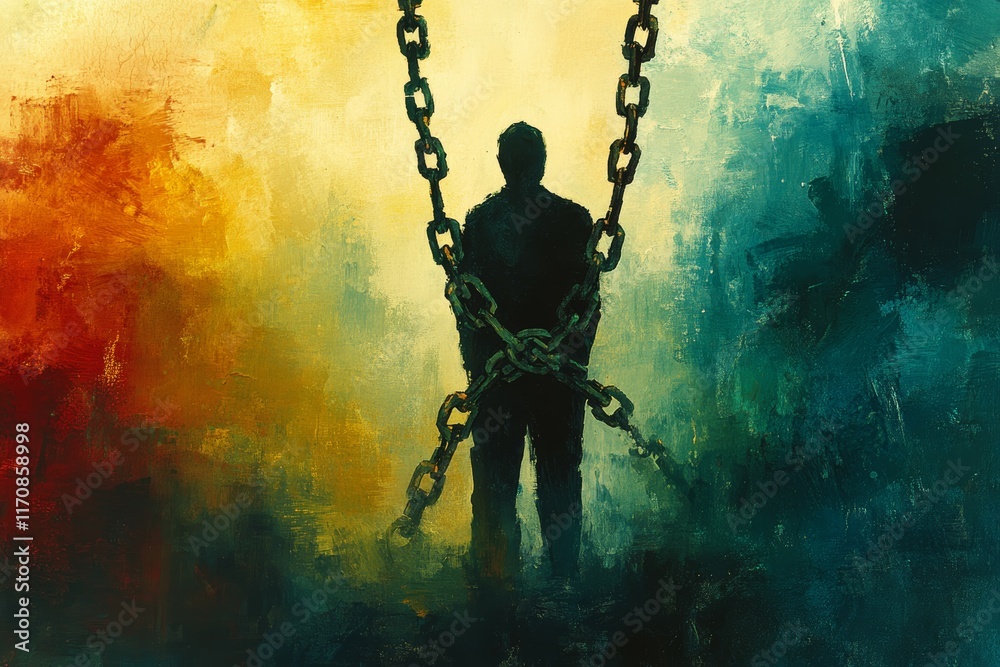 Fototapeta premium The Heavy Chain, Premenstrual Dysphoric Disorder
