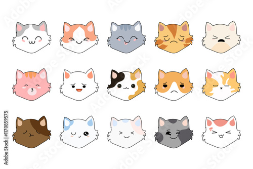 Cute Cat Emoji Pack
