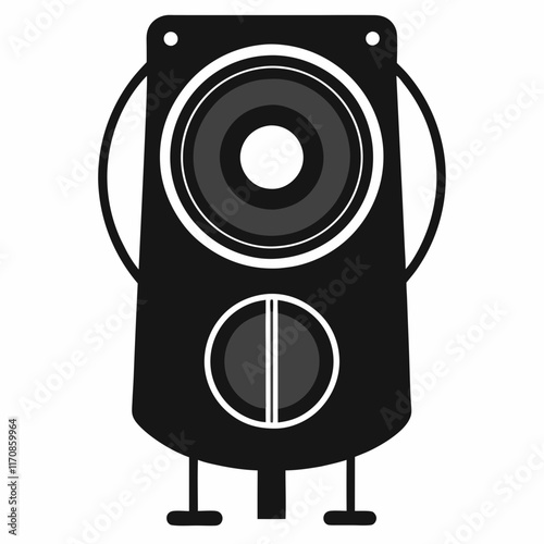 speaker isolated on white background