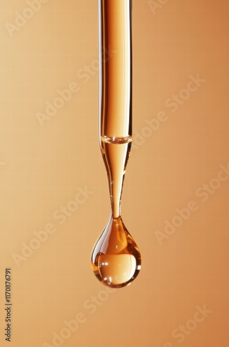 Wallpaper Mural A droplet of liquid is falling from a tube Torontodigital.ca